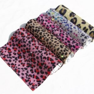 Customize Sprayed leopard print rhinestone sheet