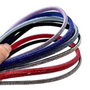 Shoe accessory colorful rhinestone trims