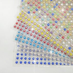 3D Flatback Pearls and SS4 Rhinestones Mix