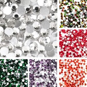 Sparkling Flat Back Resin Rhinestones - Vivid Colors for Endless DIY Creations